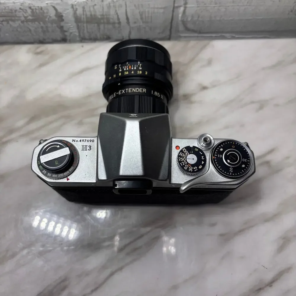 Vintage Honeywell Pentax H3 SLR Camera with Takumar Lens